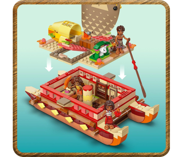 LEGO Disney Princess 43270 Kajakowa przygoda Vaiany - 1298081 - zdjęcie 5